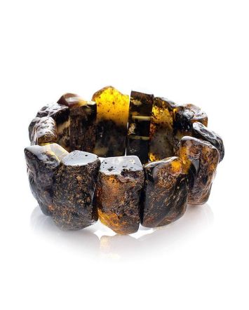 Raw Amber Beaded Bracelet The Volcano, image 