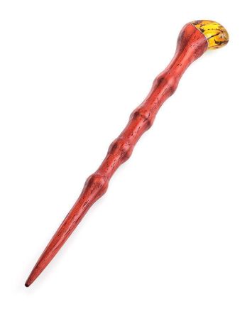 Wooden Hair Stick With Amber, image 