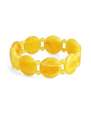 Honey Amber Stretch Bracelet, image 