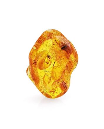 Unique Amber Stone With Insect Inclusions, image 