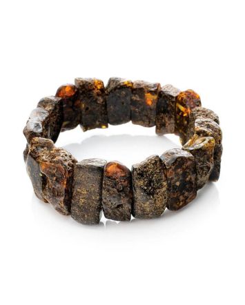 Raw Amber Beaded Bracelet The Volcano, image 