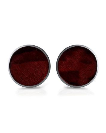Stud Amber Earrings In Sterling Silver The Monaco, image 