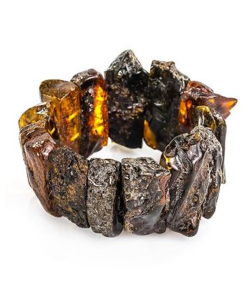 Amber Flat Beaded Bracelet The Volcano, image 