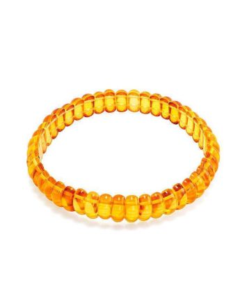 Lemon Amber Designer Stretch Bracelet, image 