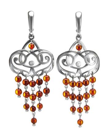 Amber Earrings In Sterling Silver The Siesta, image 