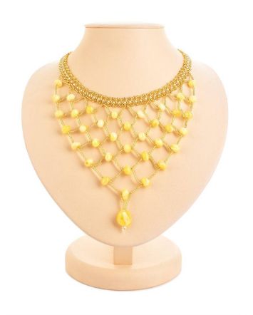 Amber Necklace With Beads The Fable, image 