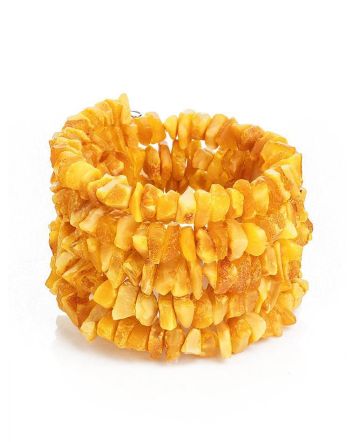 Raw Amber Wrap Bracelet, image 