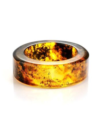Bright Lemon Amber Band Ring The Magma, image 
