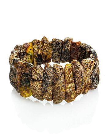 Raw Amber Bracelet The Volcano, image 