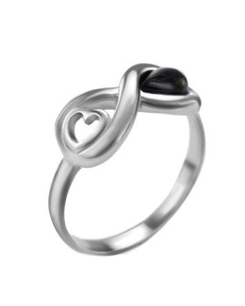 Sterling Silver Ring With Cherry Amber The Amour, Ring Size: 10 / 20, image 