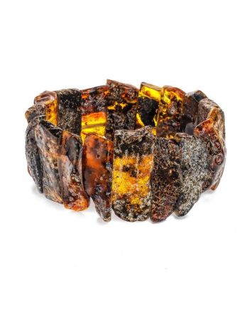 Black Amber Bracelet The Volcano, image 