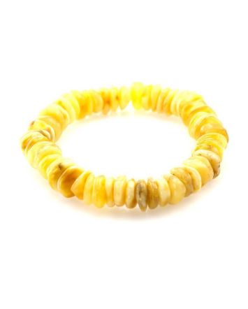 Honey Amber Beaded Bracelet, image 