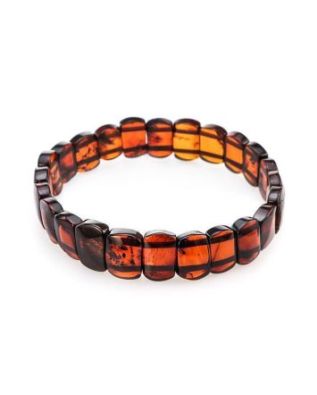 Cognac Amber Stretch Bracelet, image 