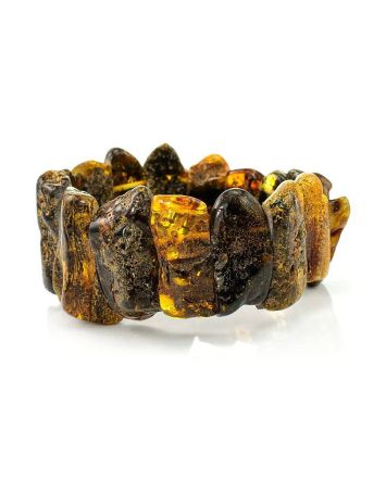 Raw Amber Beaded Bracelet The Volcano, image 