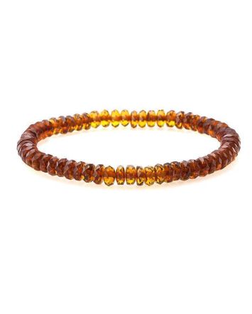 Cherry Amber Beaded Bracelet The Prague, image 