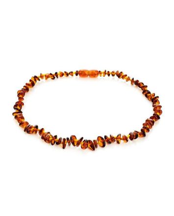 Cognac Amber Teething Necklace, image 