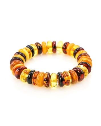 Multicolor Amber Designer Bracelet The Prague, image 