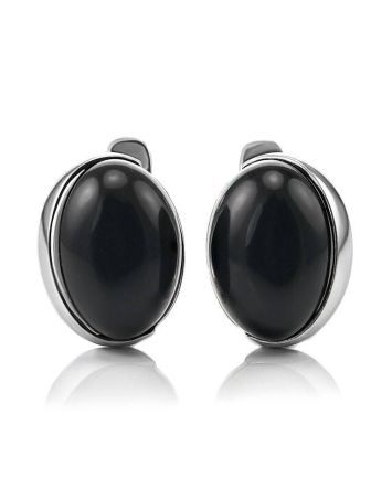 Lovely Amber Earrings In Sterling Silver The Suite, image 