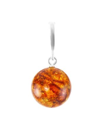 Amber Pendant In Sterling Silver The Jupiter, image 