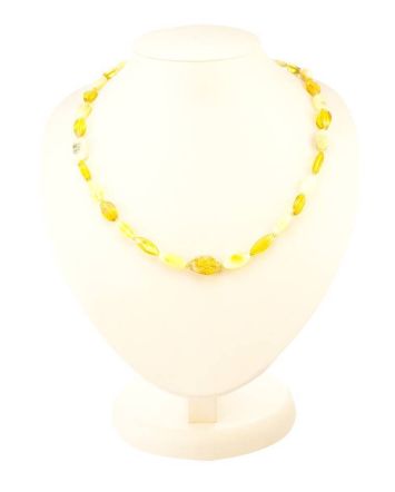 Multicolor Faceted Amber Beads, image 