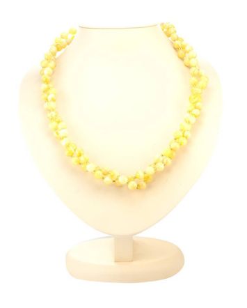 Fabulous Honey Amber Beaded Necklace The Ariadna, image 