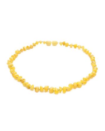 Honey Amber Teething Beaded Necklace, image 