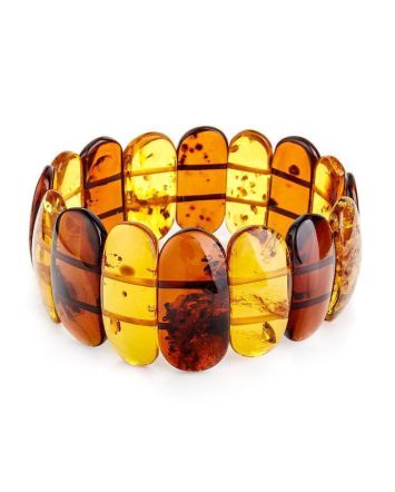 Multicolor Amber Stretch Bracelet, image 
