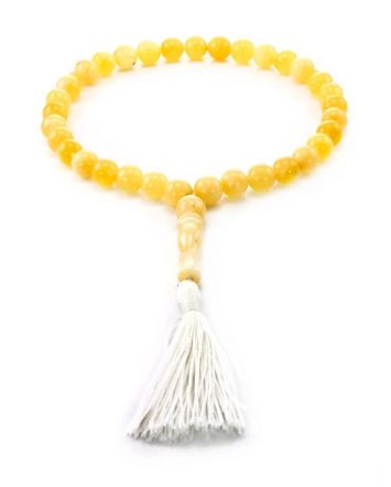 Islamic 33 Honey Amber Prayer Beads, image 