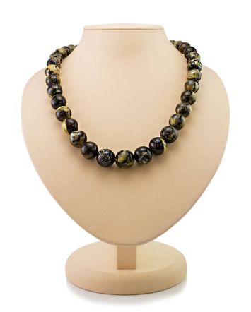 Amber Ball Beaded Necklace The Meteor, image 