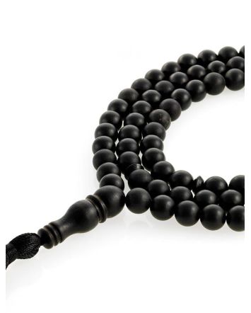 99 Black Amber Muslim Prayer Beads The Cuba, image 