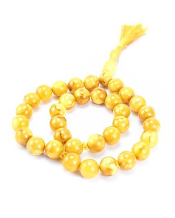 Honey Amber Muslim Prayer Beads With Tassel, image 