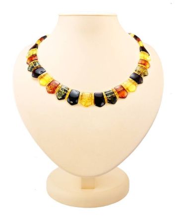 Multicolor Amber Necklace The Cleopatra, image 