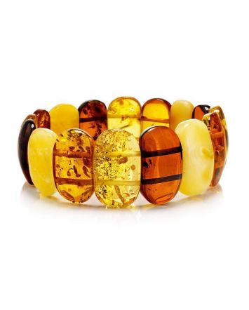 Multicolor Amber Beaded Bracelet, image 