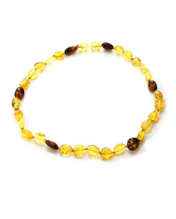 Multicolor Amber Teething Necklace, image 