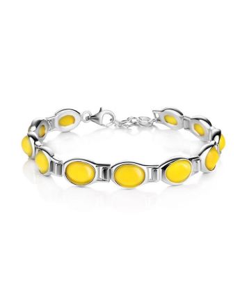 Amber Bracelet In Sterling Silver The Soprano, image 