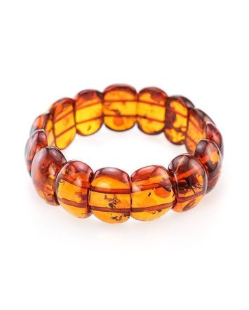 Cognac Amber Elastic Bracelet, image 