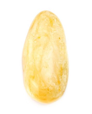 Textured Honey Amber Souvenir Stone, image 
