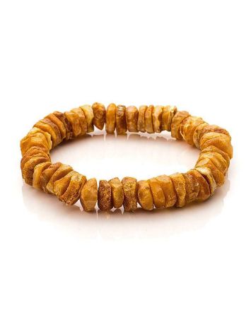 Raw Amber Beaded Bracelet, image 