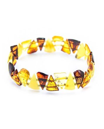 Multicolor Amber Elastic Bracelet, image 