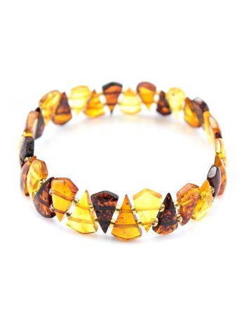 Multicolor Amber Elastic Bracelet, image 