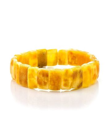 Vintage Style Amber Stretch Bracelet, image 