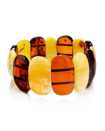 Multicolor Amber Elastic Bracelet, image 