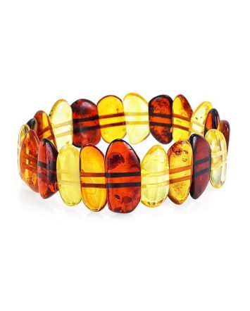 Multicolor Amber Elastic Bracelet, image 