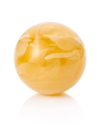 Honey Amber Ball Shaped Stone, image 