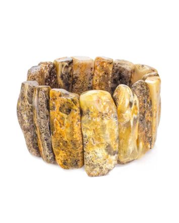 Exotic Amber Elastic Bracelet The Volcano, image 