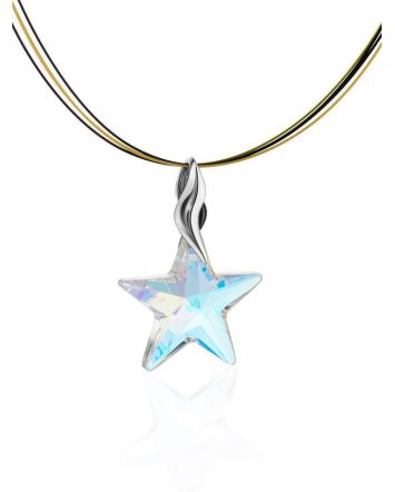 Crystal Star Pendant Necklace The Fame, image 