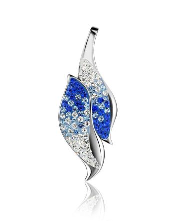 Cute Crystal Pendant In Sterling Silver The Eclat, image 