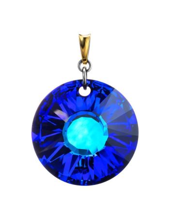 Bold Blue Crystal Pendant The Fame, image 