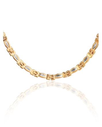 Two Toned Golden Necklace, image 