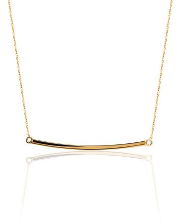 Minimalistic Golden Necklace, image 